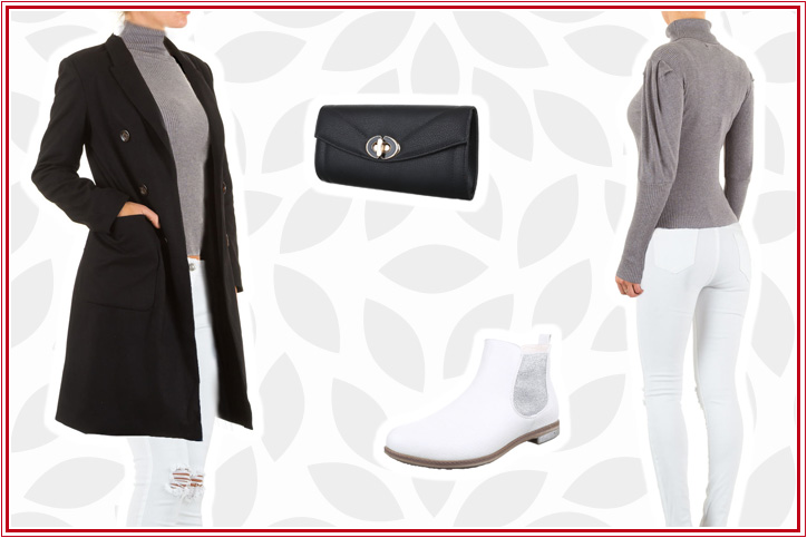 Heißer Feger – Genieße pure Eleganz mit diesen weißen Stiefeletten für Damen zum günstigen Online-Bestpreis!