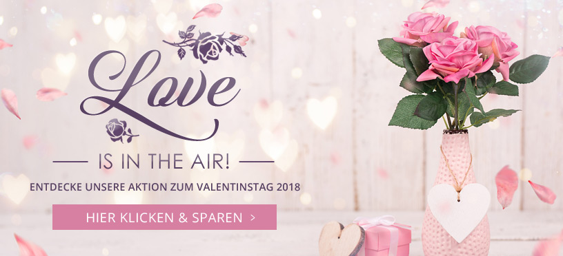 Unser Geschenk zum Valentinstag: 14 % Rabatt auf Deinen gesamten Einkauf!