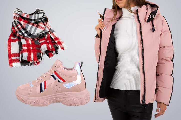 Sporty Girl – Bestell Dir Deinen winterlichen Sporty Style mit Sneakers günstig mit wenigen Klicks