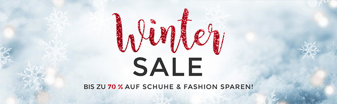 Winter Sale | Bis 70 % Rabatt auf Schuhe & Fashion