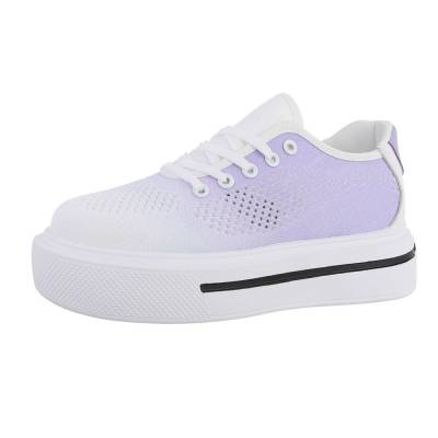 Sneakers Low für Damen in Weiß und Lila