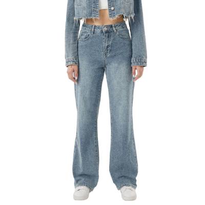 Relaxed Fit Jeans für Damen in Hellblau