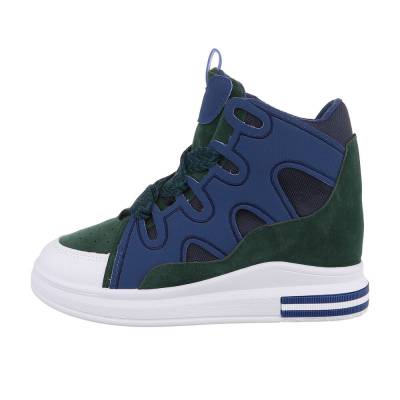 Sneakers High für Damen in Blau und Grün