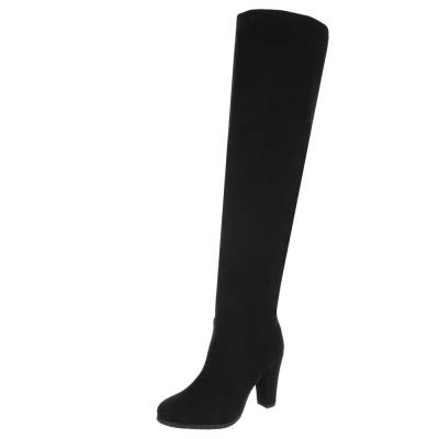 Overknees für Damen in Schwarz