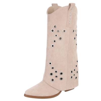 Western- & Bikerstiefel für Damen in Beige
