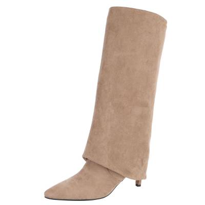 Classic boots for women in light-brown
