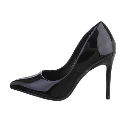 High heel pumps for women in black