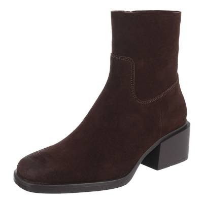 Echtleder Klassische Stiefeletten in Braun
