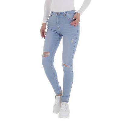 Skinny Jeans für Damen in Hellblau