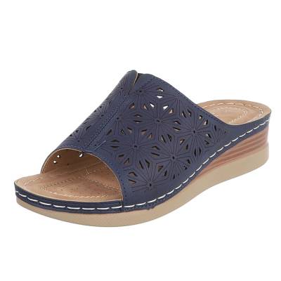Pantoletten für Damen in Dunkelblau