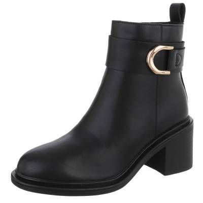Klassische Stiefeletten für Damen in Schwarz