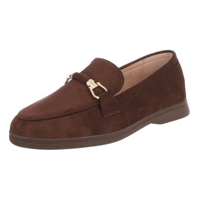Loafers for women in brown
