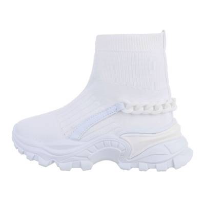 Sneakers High für Damen in Weiß