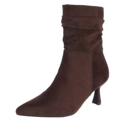 Klassische Stiefeletten für Damen in Braun