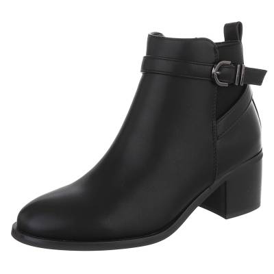 Klassische Stiefeletten für Damen in Schwarz