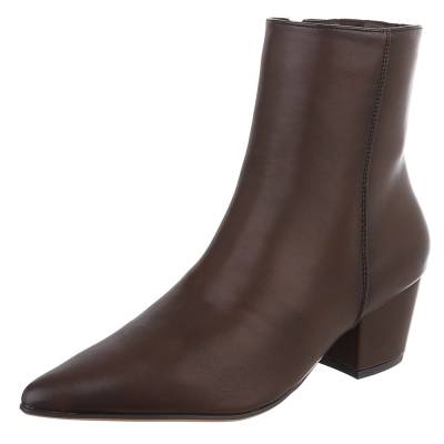 Cowboy & biker ankle boots for women in brown