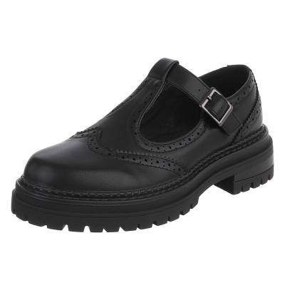 Plateaupumps für Damen in Schwarz