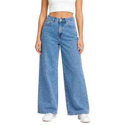 Relaxed fit jeans for women in blue