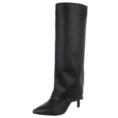 High-Heel Stiefel für Damen in Schwarz