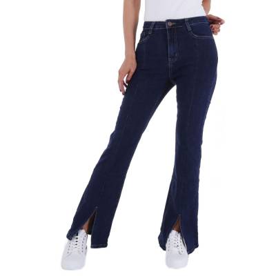 Bootcut Jeans für Damen in Dunkelblau