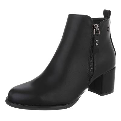 Klassische Stiefeletten für Damen in Schwarz