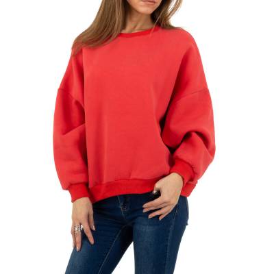 Sweatshirt für Damen in Rot