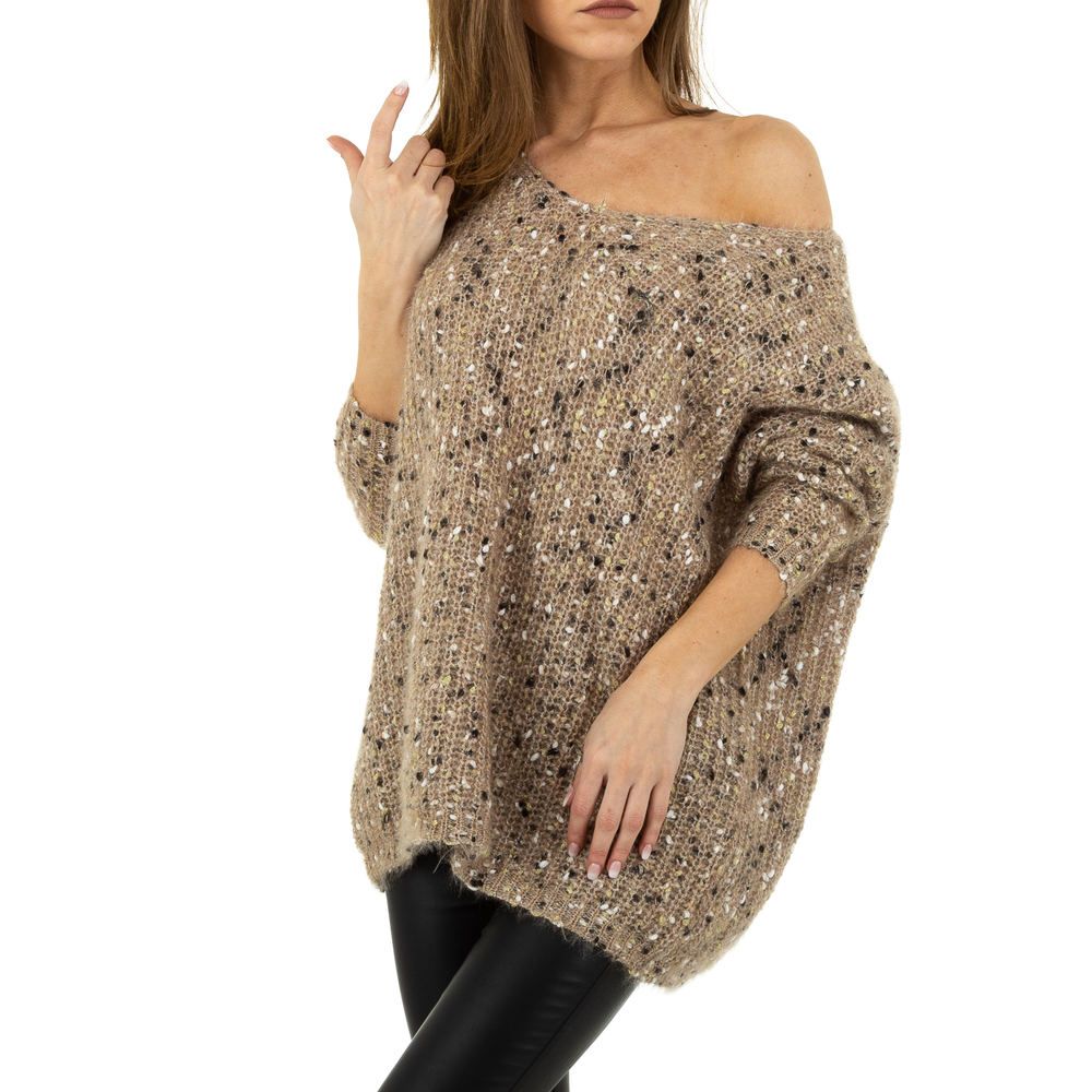 Longpullover Pullover & Strick Bekleidung Damen Ital Design Shop