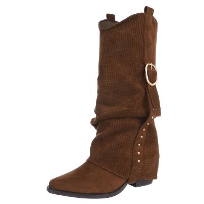 Western- & Bikerstiefel für Damen in Braun