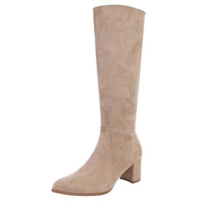 Klassische Stiefel für Damen in Hellbraun