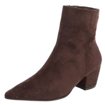 Cowboy & biker ankle boots for women in brown