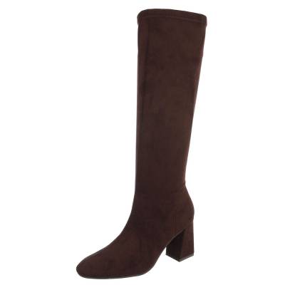 Heeled boots for women in brown