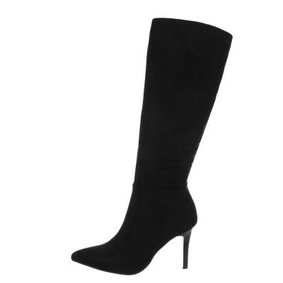 High-Heel Stiefel für Damen in Schwarz