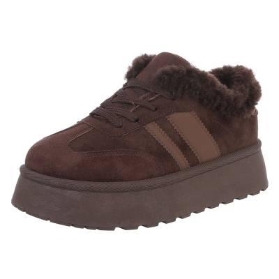 Sneakers Low für Damen in Dunkelbraun