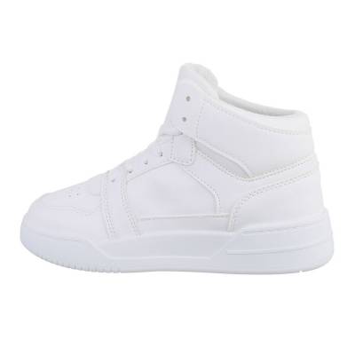 Sneakers High für Damen in Weiß