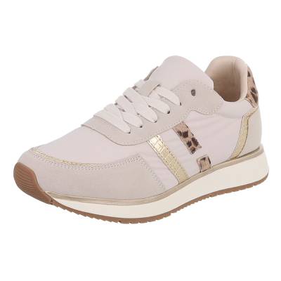 Low-top sneakers for women in light-grey