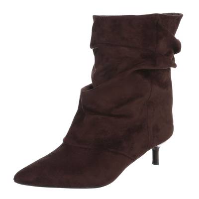 Klassische Stiefel für Damen in Dunkelbraun
