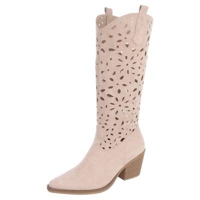 Sommerstiefel für Damen in Beige