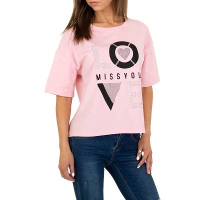 T-Shirt für Damen in Rosa