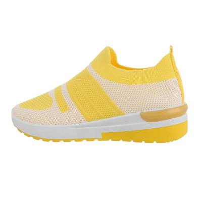 Sneakers low für Damen in Gelb und Weiß
