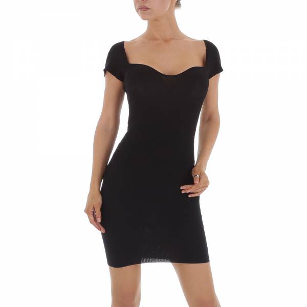 Knitted dres for women in black