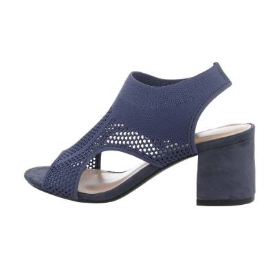 High Heel Sandaletten für Damen in Blau