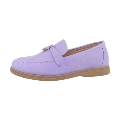 Loafers for women in purple