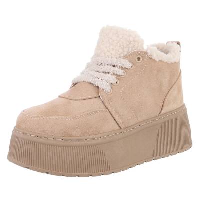 Snowboots für Damen in Hellbraun