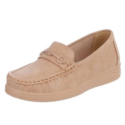 Slipper für Damen in Hellbraun