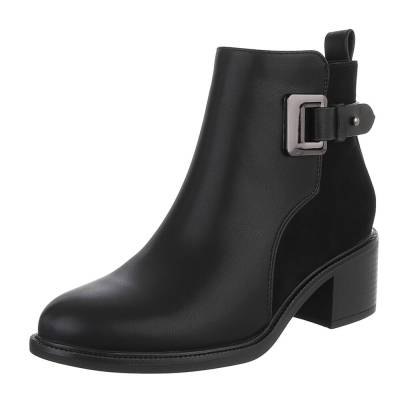 Classic ankle boots for women in black