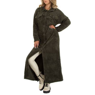 Leichter Mantel für Damen in Dunkelgrün