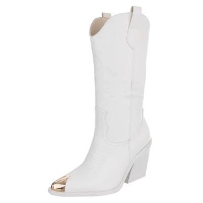 Western- & Bikerstiefel für Damen in Weiß
