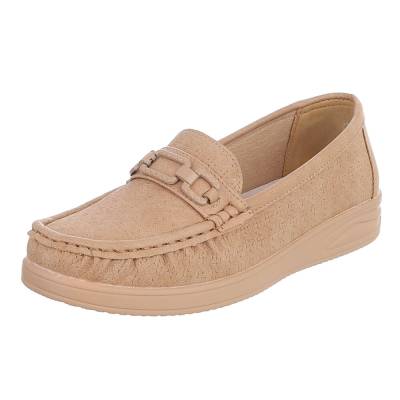 Slipper für Damen in Hellbraun