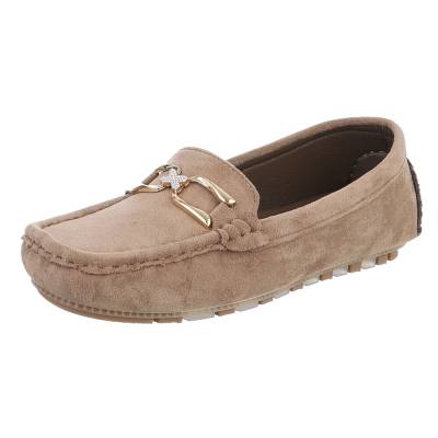 Loafers for women in light-brown