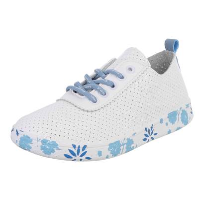 Sneakers Low für Damen in Weiß und Blau